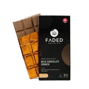 Milk Chocolate Crunch Bar – Faded Cannabis Co.